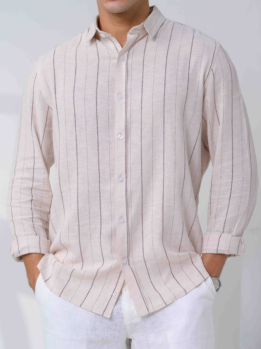 Casual Wear Stripe L/S Shirt