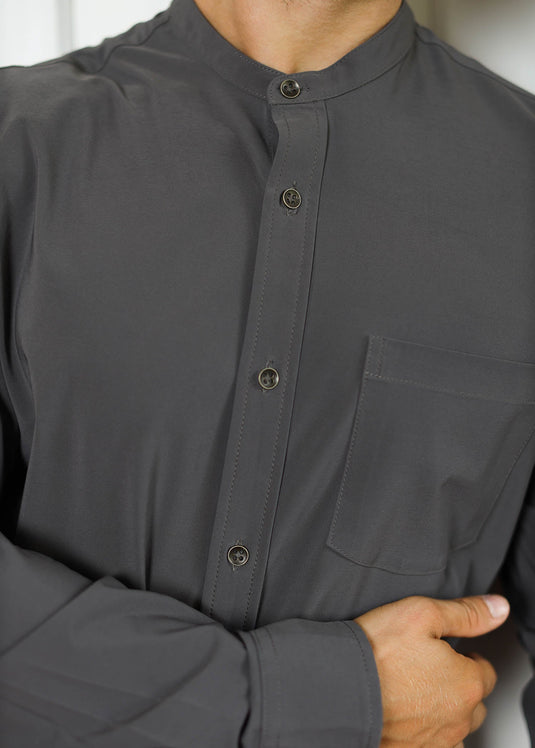 Mandarin Collar Shirt