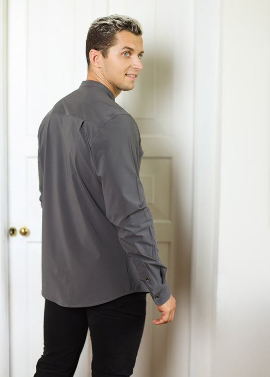 Mandarin Collar Shirt