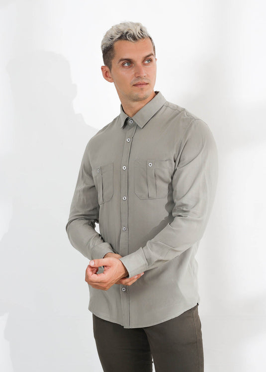 Detail Cotton Shirt