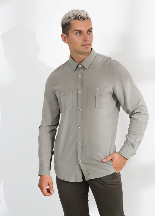 Detail Cotton Shirt