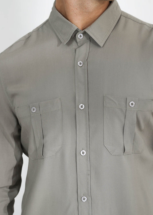 Detail Cotton Shirt