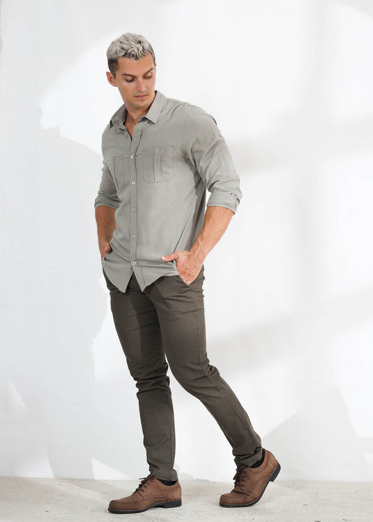 Detail Cotton Shirt