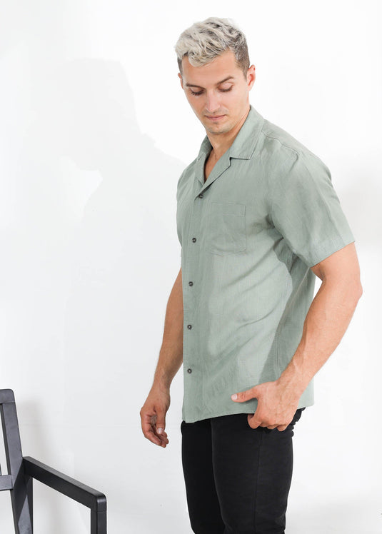 Cuban Collar S.S Shirt