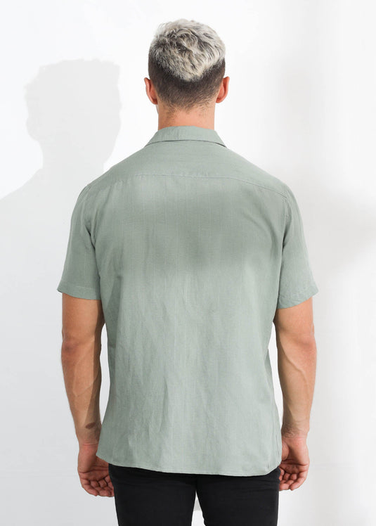 Cuban Collar S.S Shirt