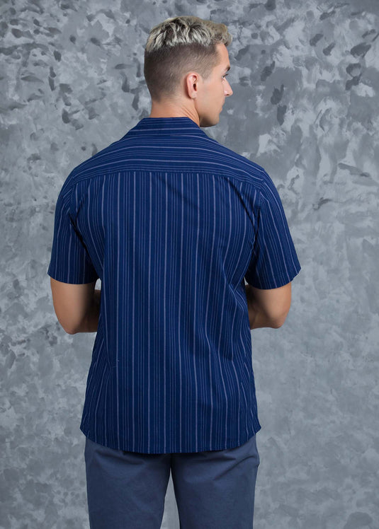 Casual Wear Cuban Collar S/S Shirt