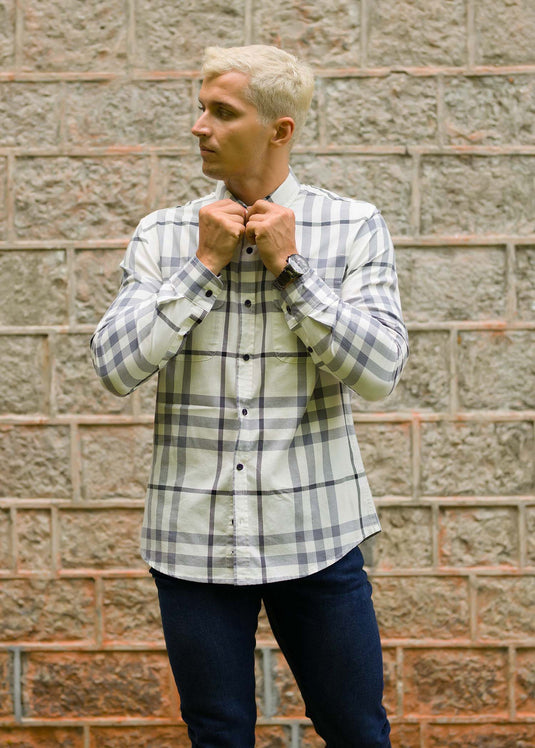 Casual Wear Double Pkt L/S Shirt