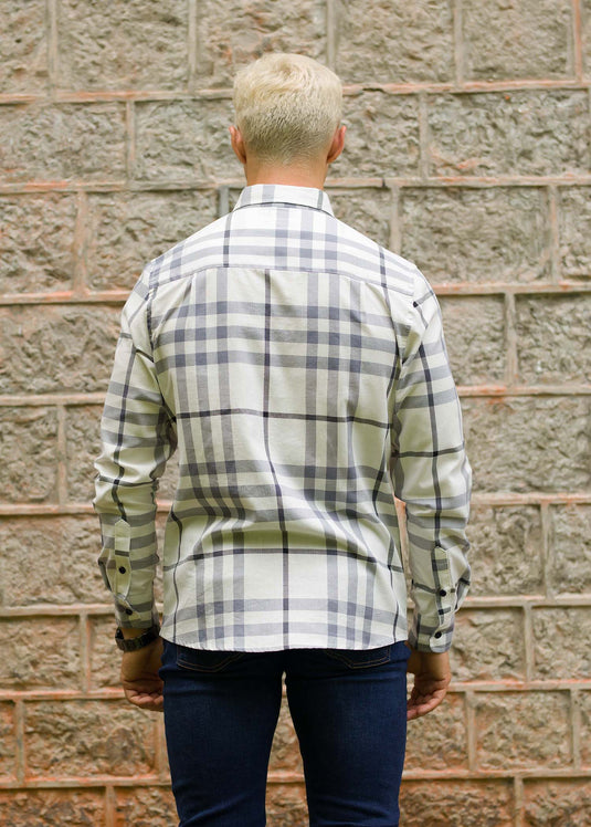 Casual Wear Double Pkt L/S Shirt