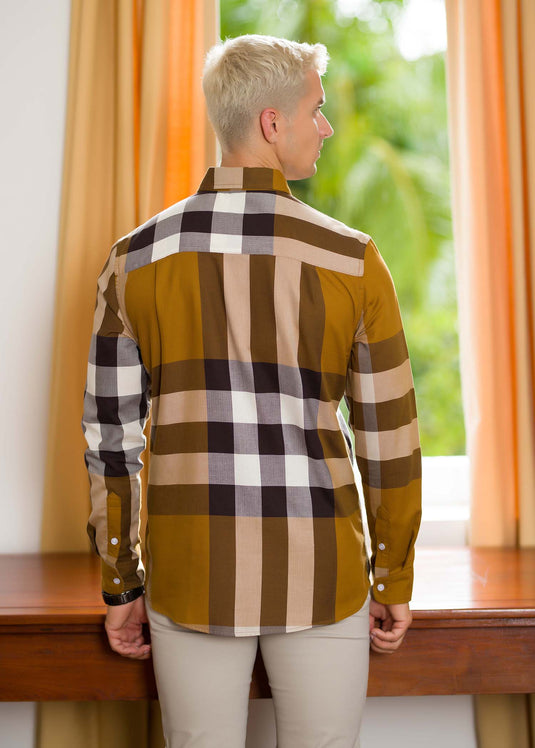 Casual Wear Double Pkt L/S Shirt