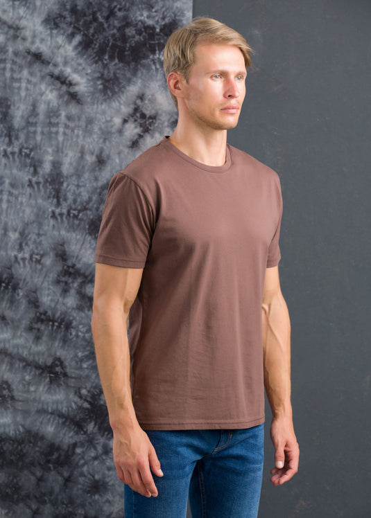 Casual Wear Slim Fit Crew Neck T-Shirt