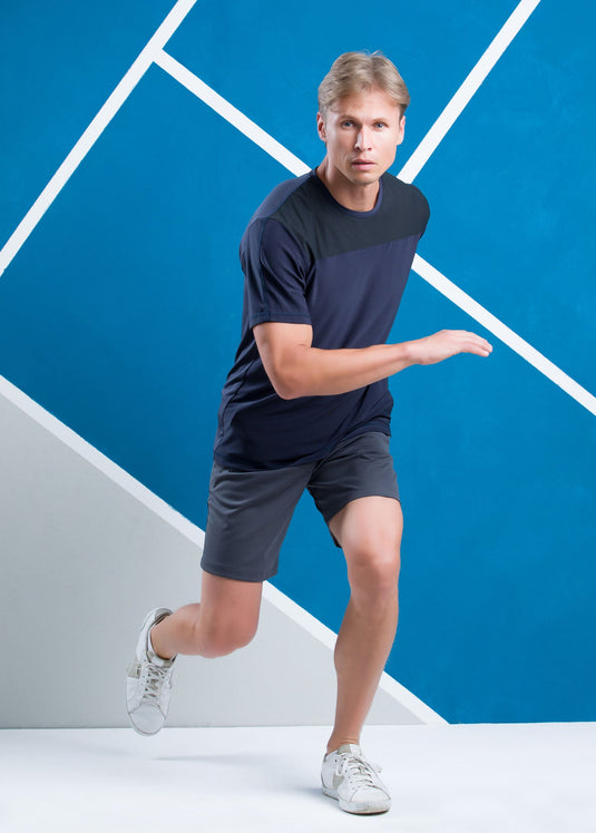 Active Wear T-shirt  With Mesh Detail