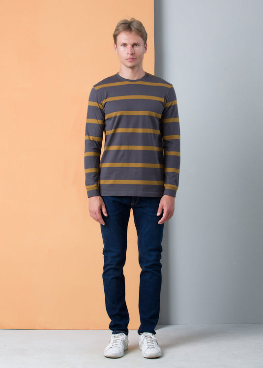 Casual Wear Stripe L/S T-Shirt