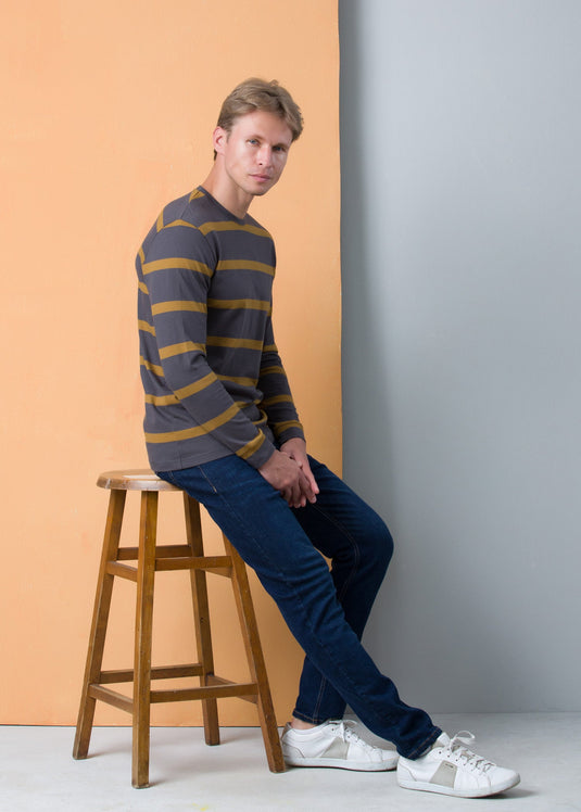 Casual Wear Stripe L/S T-Shirt