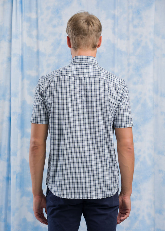 CASUAL WEAR DETAILED CHECK S/S SHIRT