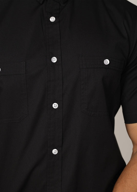 Casual Wear Double Pocket S/S Shirt