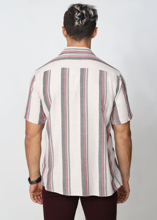 Casual Cuban Collar S/S Shirt