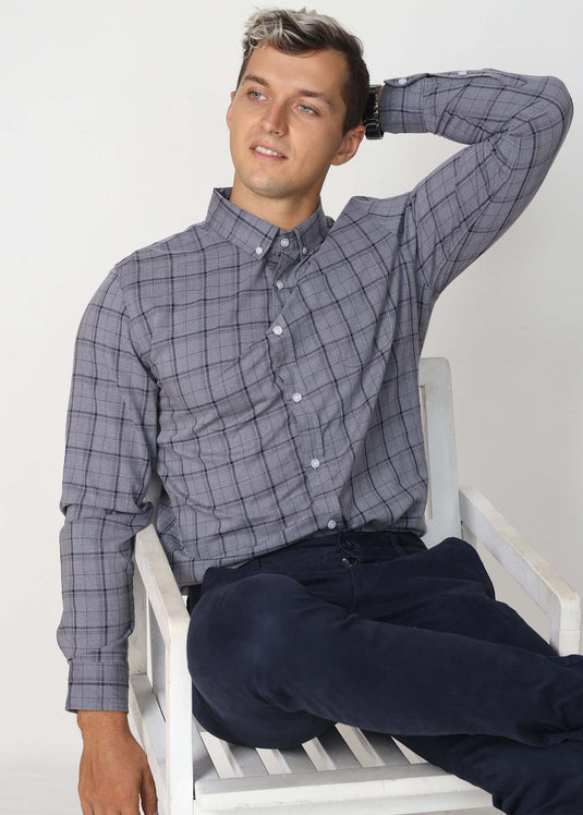 Casual Wear Check L/S Shirt