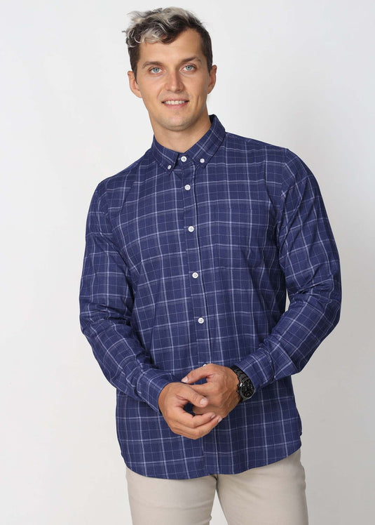 Casual Wear Check L/S Shirt