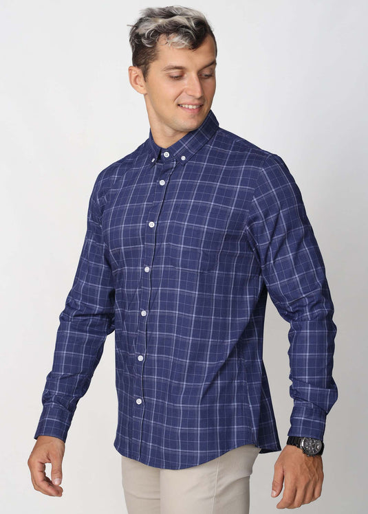 Casual Wear Check L/S Shirt