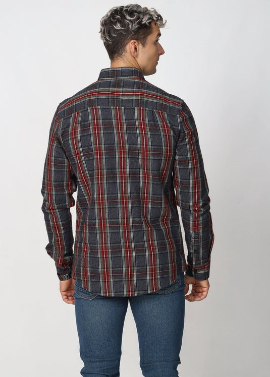 Casual Wear Check L/S Shirt