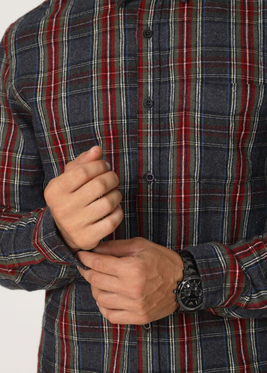 Casual Wear Check L/S Shirt