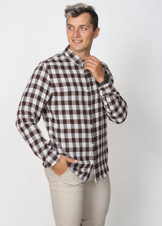 Casual Wear Check L/S Shirt