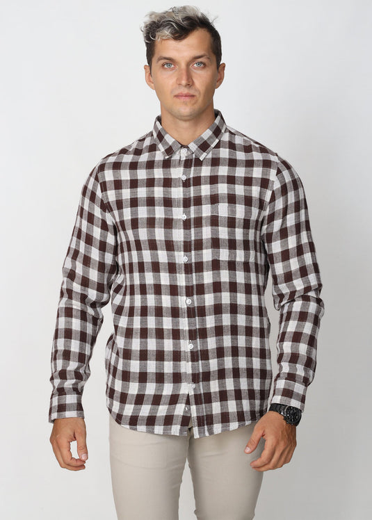 Casual Wear Check L/S Shirt