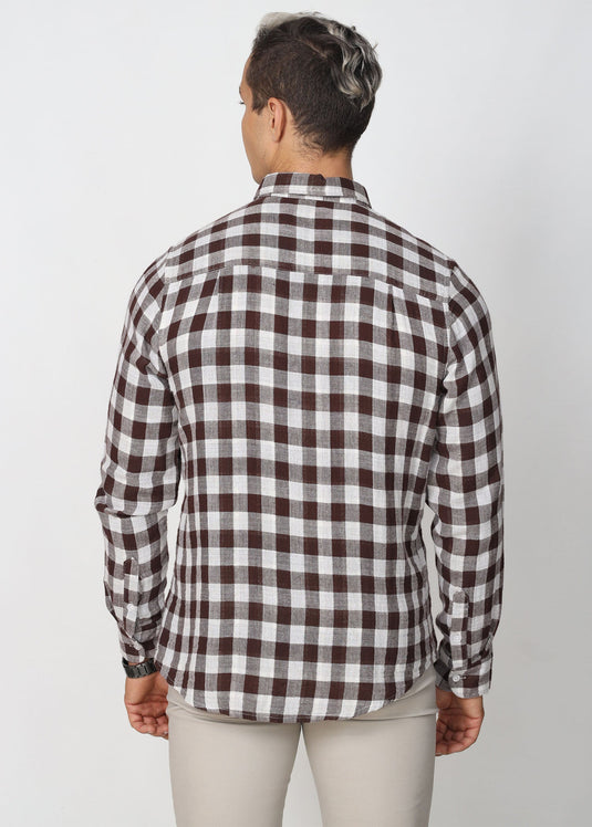 Casual Wear Check L/S Shirt