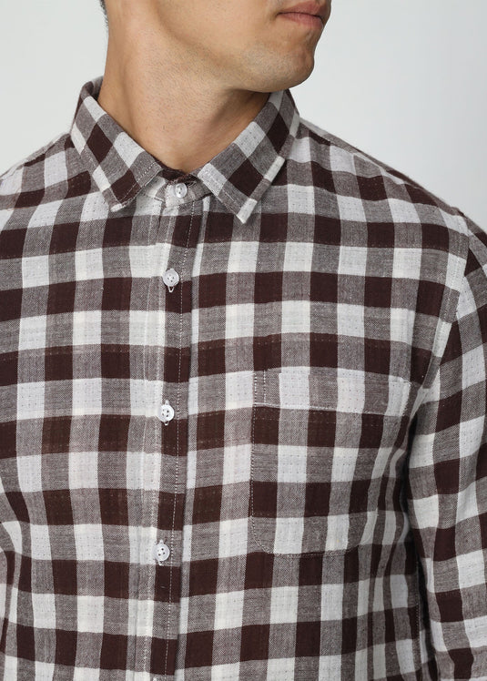 Casual Wear Check L/S Shirt