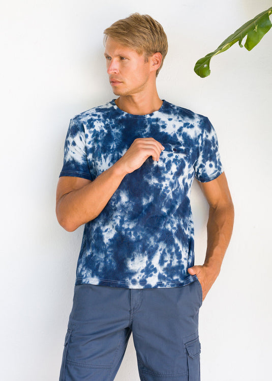Tie Dye T-Shirt with Pkt