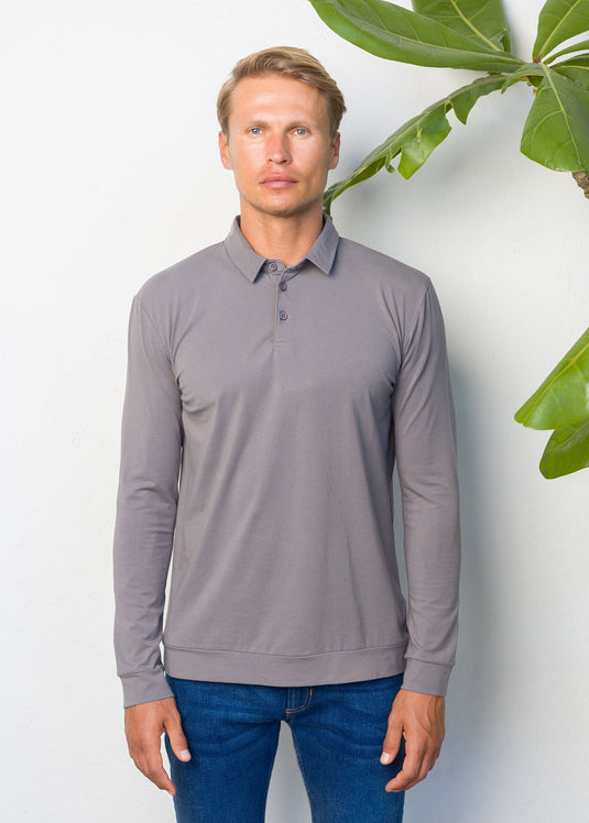 Self Collar L/S T-Shirt