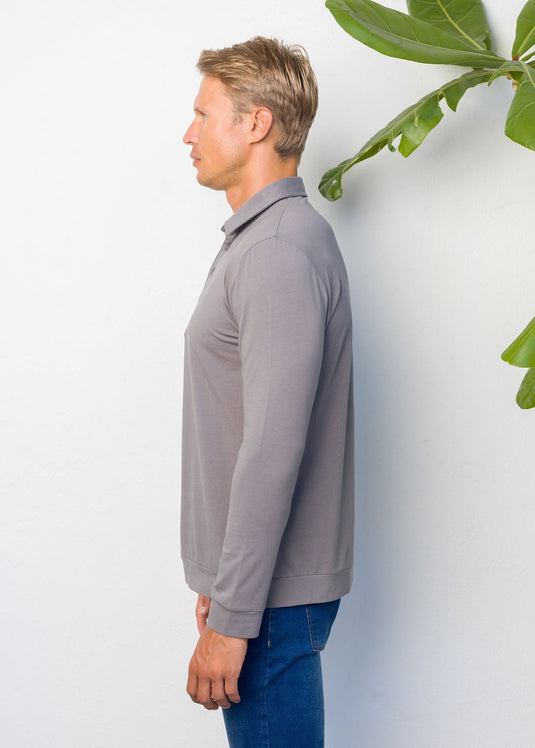 Self Collar L/S T-Shirt