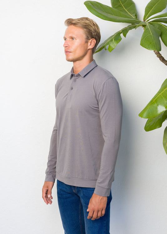 Self Collar L/S T-Shirt