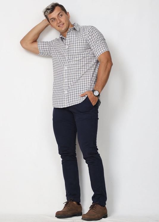 Casual Check S/S Shirt