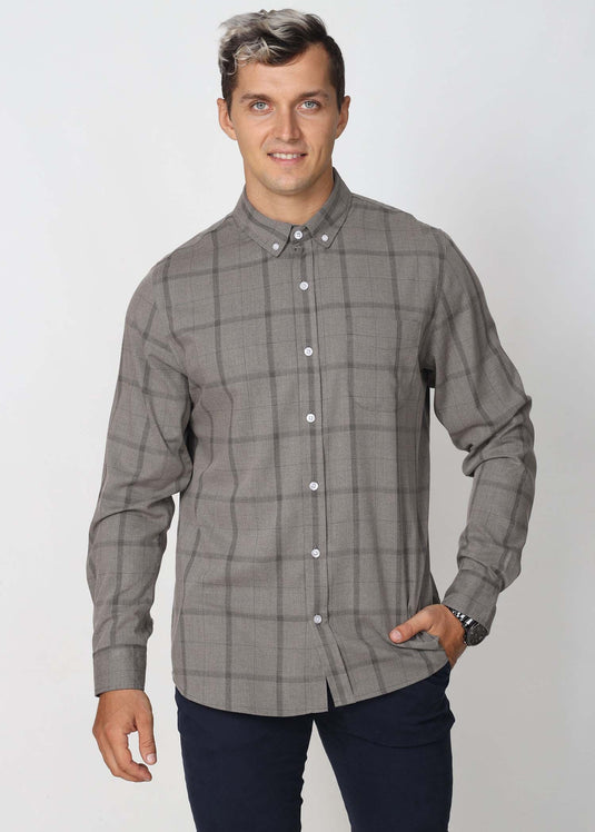 Casual Wear Check L/S Shirt