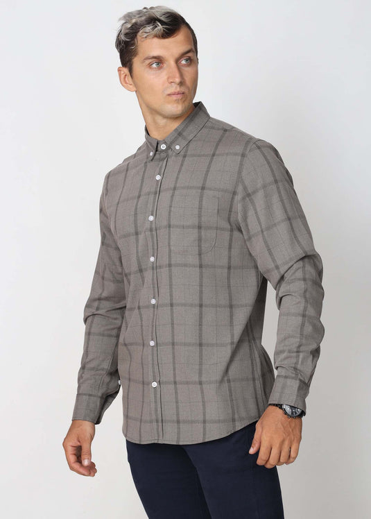 Casual Wear Check L/S Shirt