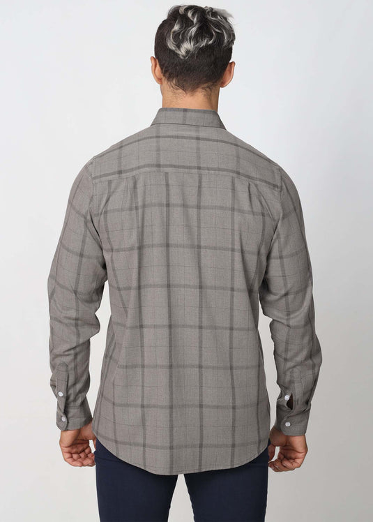 Casual Wear Check L/S Shirt