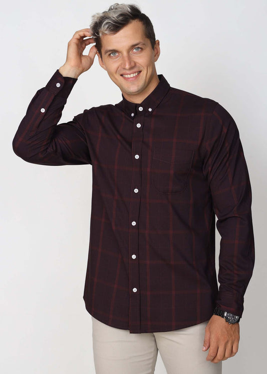 Casual Wear Check L/S Shirt