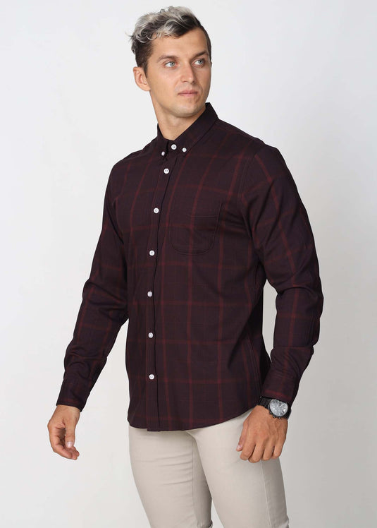 Casual Wear Check L/S Shirt