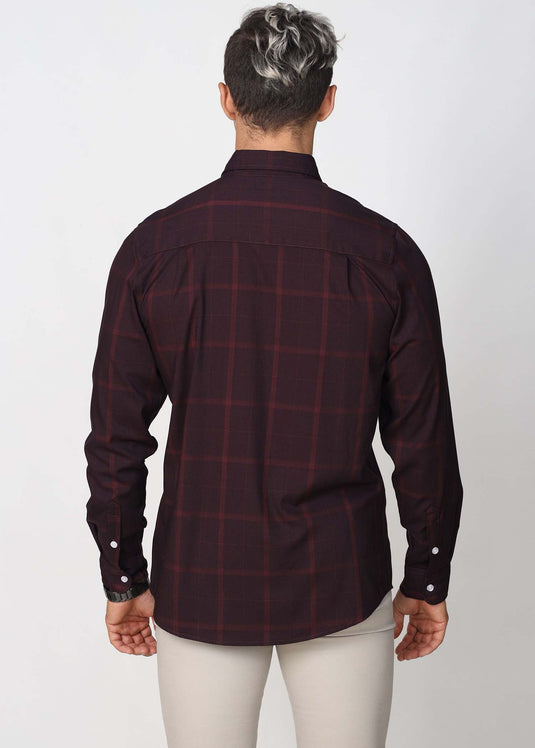 Casual Wear Check L/S Shirt