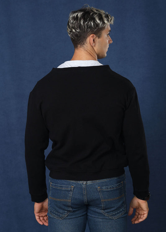 Black Cotton Rich Cardigan
