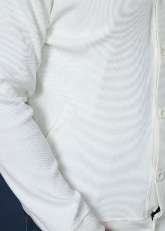 White Cotton Rich Cardigan