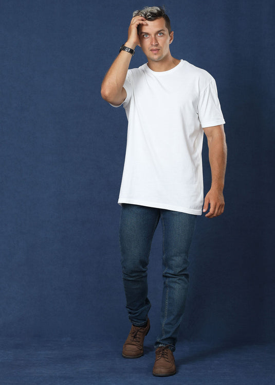 Off White Crew Neck Tee (Slim Fit)