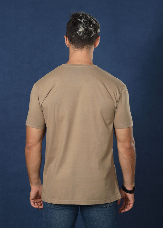 Wood Crew Neck Tee (Slim Fit)