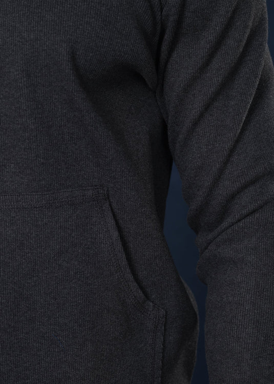 Grey Over Head Hoodie