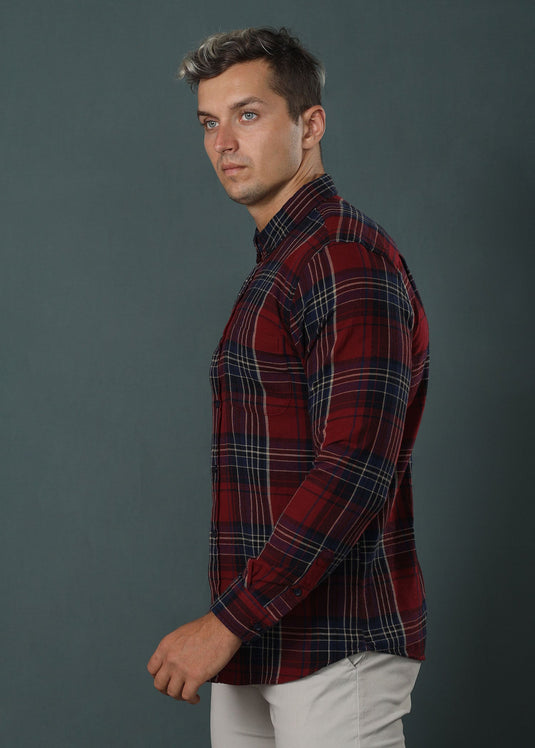 Red Jake Check Shirt