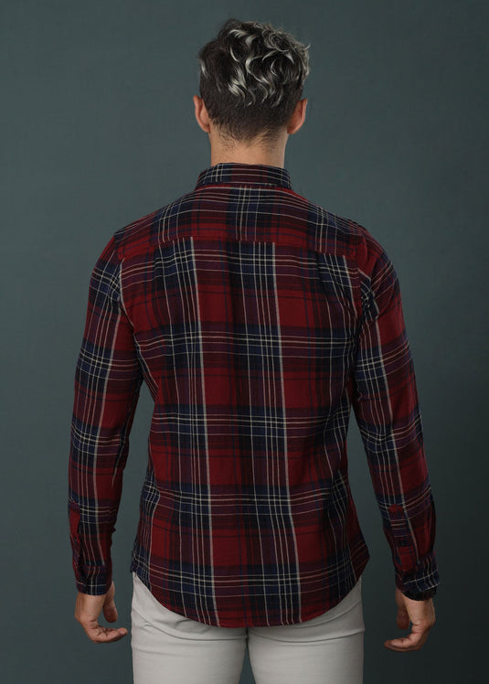 Red Jake Check Shirt