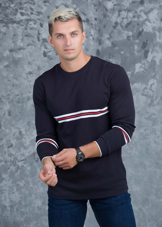 Casual Wear Stripe Sweater