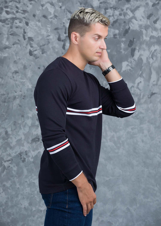 Casual Wear Stripe Sweater
