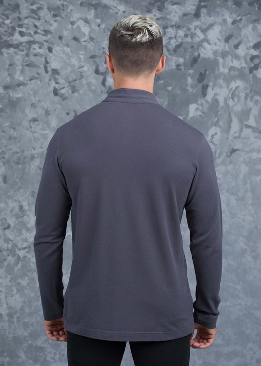 Casual Wear Long Sleeve Mao Collar T-Shirt
